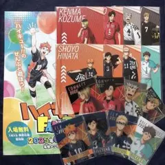ハイキュー プラザ　特典　ノベルティ　全種 コンプリート