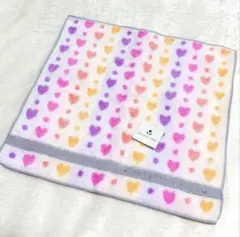 PRIVATE LABEL タオルハンカチ ハート柄のサムネイル