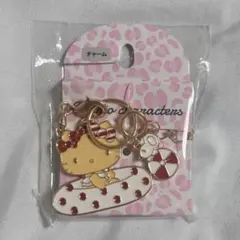 日焼けキティ チャーム キーホルダー