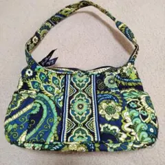 Vera Bradley ハンドバッグ ネイビー グリーン