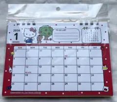 ハローキティ 2026年 卓上リングカレンダーのサムネイル