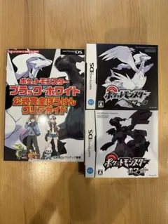 ポケットモンスター ブラック・ホワイト セット(外箱付き)攻略本付き