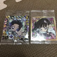 鬼滅の刃　ウエハースシール　胡蝶しのぶ・栗花落カナヲ