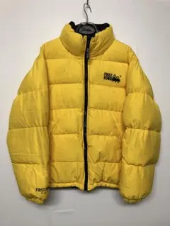FIRST DOWN アウトドア ストリート古着 リバーシブル ダウンジャケット