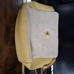 イエロー ショルダーバッグ
