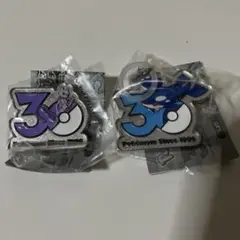 ポケモン 30周年 メタルチャームマスコット カイオーガ ミュウツー