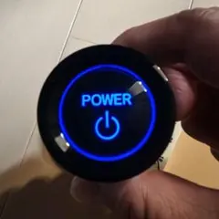 LED打ち替え済 ホンダ新型ハイブリッドプッシュスタートスイッチブルー/グリーンのサムネイル