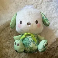 ポチャッコ 花柄ぬいぐるみ