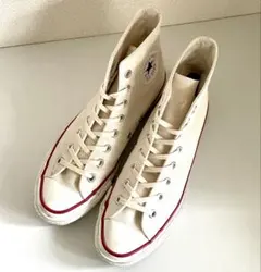 コンバース日本製　オールスター J　生成り　HI　26cm美品新古品