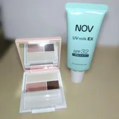 NOV UVミルクEX 35g & アイカラー セットのサムネイル