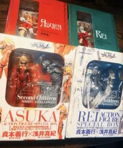 新世紀エヴァンゲリオン/綾波レイ/惣流アスカラングレー/限定版フィギュア4BOX