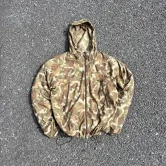 THE NORTH FACE 薄手マウンテンパーカー カモ柄 ドローコード付き