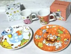 ポケットモンスター ミスタードーナツ プレート マグカップ 4点セット