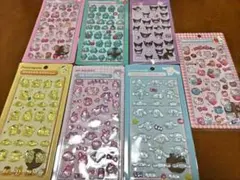 サンリオボンボンドロップシール風3Dシール7シートセット