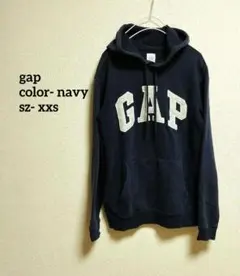 gapパーカー　XXSサイズ　ネイビー