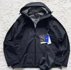 新品 MIZUNO GORE-TEX マウンテンパーカー 止水ジップ ブラック