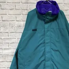 コロンビア　マウンテンパーカグリーンL アウトドア1223