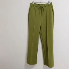 美品✨ ビームスハート センタープレス テーパードイージーパンツ オリーブ