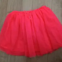 H&M キッズ チュールスカート ピンク 120cm-128cm