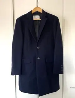 極美品 エディフィス カノニコ 五種混 ヘリンボーン チェスターコート ネイビー 2026年最新】エディフィス チェスターコートの人気アイテム - メルカリ