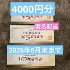 ヤマダ電機　買物優待券　4,000円分