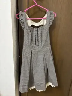 シークレットハニー❤︎チェック柄ノースリーブワンピース