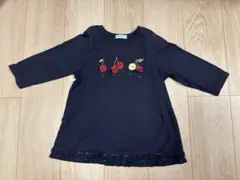 hakka kids 七分袖カットソー 130 ネイビー