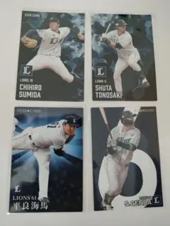 プロ野球チップス 外崎修汰 隅田知一郎 平良海馬 源田壮亮 埼玉西武ライオンズ