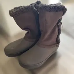 Crocs クロックスブラウン ムートンブーツ W8 24cmのサムネイル