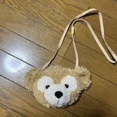 ダッフィー ショルダーバッグ クマの顔型