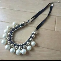 【送料込み❢】異素材パールネックレス