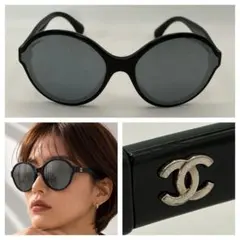 CHANEL シャネル 5170 ココマーク サイドリボンサングラス ケース付き