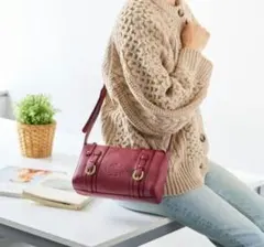 激安　 ダコタ Dakota ショルダーバッグ ワインレッド 美品