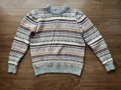 NVGS Jamieson's風 フェアアイル柄セーター