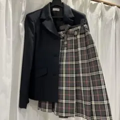 女児　キッズ　フォーマル2点セット 160 卒業式 なんちゃって制服　発表会