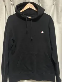 Champion ブラック パーカー XX-LARGE