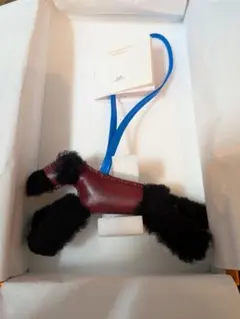 新品未使用】エルメス バディチャーム 犬 黒 エトゥープ モーヴペール 