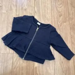 プティマイン ペプラムカーディガン