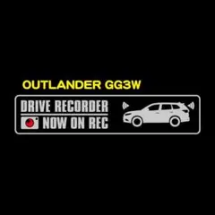 ドラレコステッカー　アウトランダー GG3Wのサムネイル