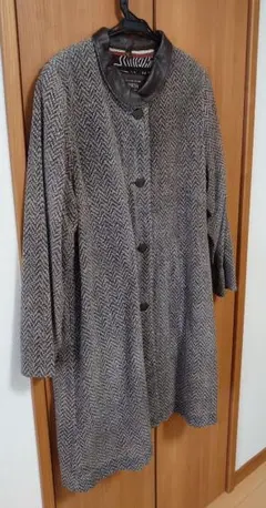美品】詩仙堂 BY HITOSHIストール付 総柄リバーシブルコート - メルカリ