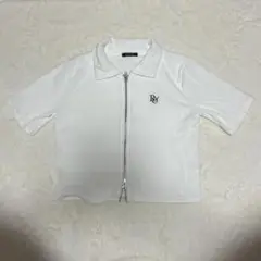 半袖ミニTシャツ 白 L