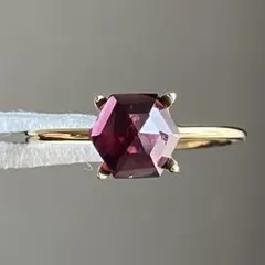 【ニールさまご確認用】六角形のガーネットのリング0823