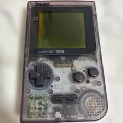 GAME BOY pocket クリアパープル 本体