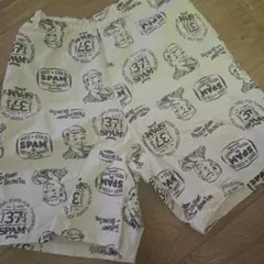 SPAM プリント ハーフパンツ キッズ用