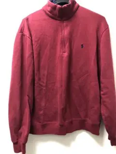 POLO GOLF RALPH LAUREN ハーフジップ M 赤
