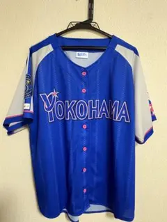 お宝！横浜DeNAベイスターズ　相川亮二コーチの現役時代ユニフォーム 横浜denaベイスターズ】 相川亮二 コーチ時代 ビジターユニフォーム M