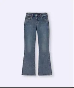 GU スリムフレアジーンズ+EC(丈長め）