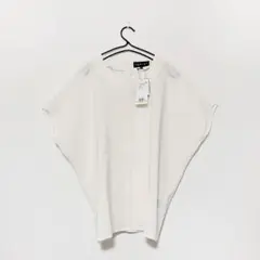 新品⭐INDIVI インディヴィ UVケア・透湿・撥水 丸み袖ブラウス38 