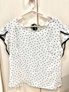 美品Mystrada水玉模様 半袖ブラウス