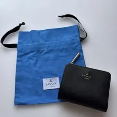 LANVIN en Bleu 二つ折り財布 ブラックのサムネイル